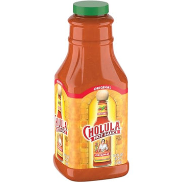 Cholula Original Hot Sauce, 64 Fl Oz Bulk Container with Mexican Peppers, Perfect for Tacos, Wings, and More