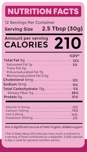 Sown-and-Grown Chia Seeds- 12oz Omega-3 Non-GMO Keto Friendly Source of Fiber and Chia Seeds for Weight Management