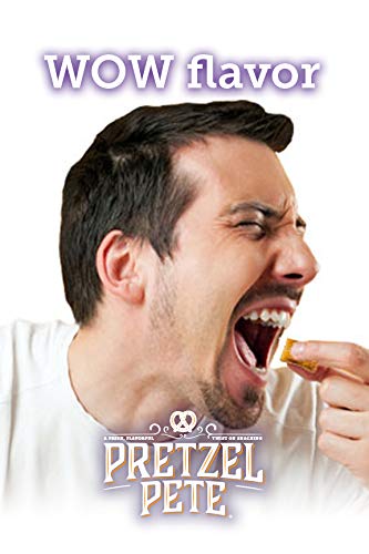 Pretzel Pete Salted Caramel Seasoned Mini Twist Pretzels, 100 Calories, Non-Gmo, Small Batch, Bold Flavor, 0.8Oz (24 Pack)
