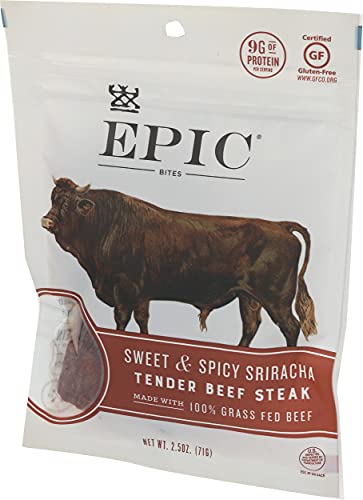 Epic Sriracha Beef Bites, Grass-Fed, Whole30, 2.5Oz