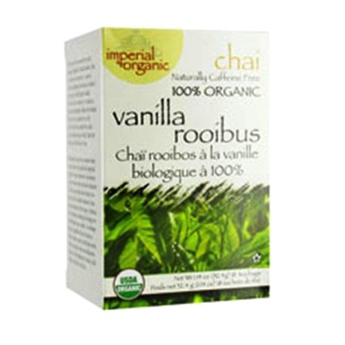 Uncle Lees Imperial Organic Tea - Chai With Vanilla Rooibos, 18-Count (Pack of 4)