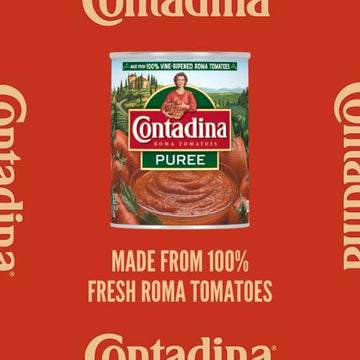 Contadina Tomato Puree, 29 oz (Pack of 6 Cans) - Rich Flavor, Perfect for Cooking and Sauces