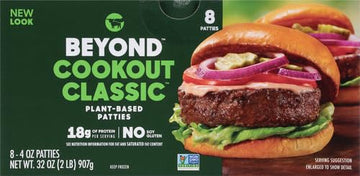 Beyond Meat Cookout Classic Plant-Based Burger Patties, 8 pk, 32 oz