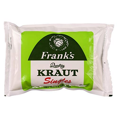 Frank's Kraut Single Serve - Kosher 1.5 Ounce - Pack of 18 - Plastic