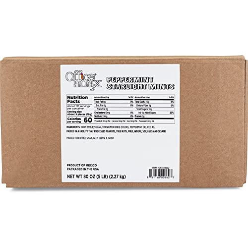 Candy Assortments, Peppermint Candy, 5 lb Box