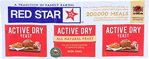 Red Star, Yeast Active Dry, 0.25 Ounce, 3 Count-SET OF 2