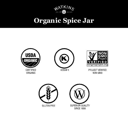 Watkins Gourmet Organic Spice Jar Harissa 2.5 oz. Bottle 3-Pack
