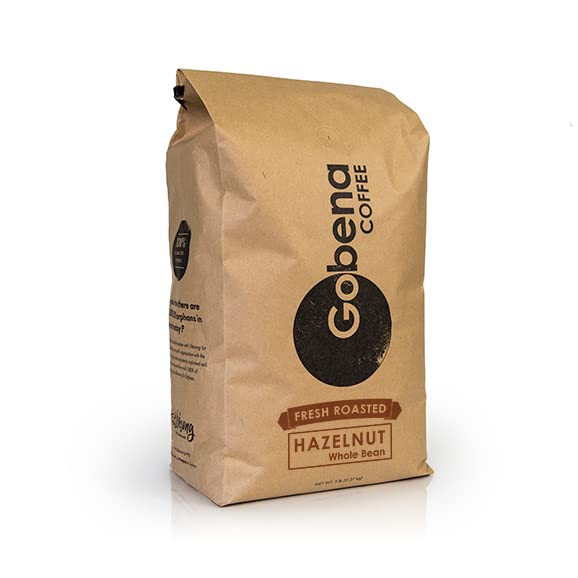 5Lb Hazelnut Whole Bean Medium Roast Coffee 100% Arabica Coffee 80Oz Bulk (Hazelnut)