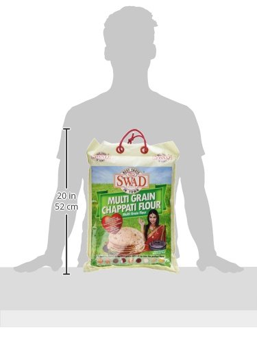 Great Bazaar Chapatti Multi Atta, 10 Pound - Ideal for Healthy Cooking, Pack of 1