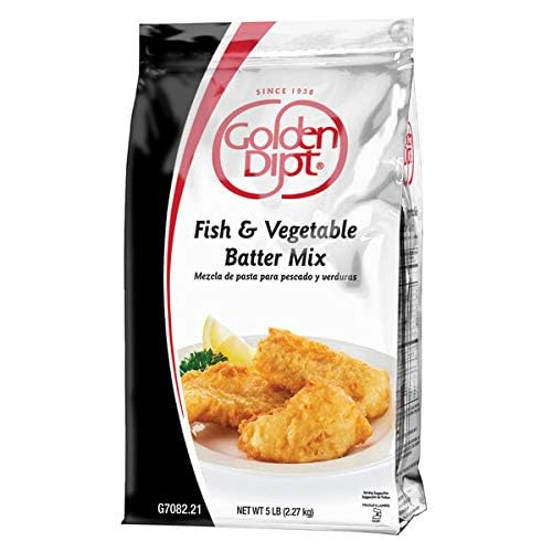 Golden Dipt Fish & Vegetable Batter Mix, 5 Pound, 6 Per Case