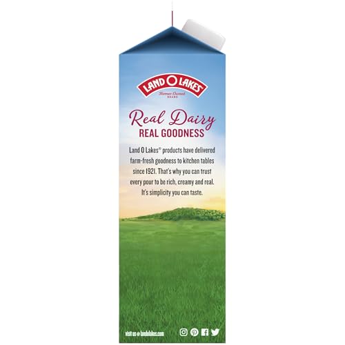 Land O Lakes Half And Half, Traditional, Coffee Creamer, 1 Quart