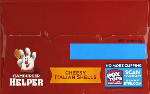 Hamburger Helper Cheesy Italian Shells, 12.2 Oz