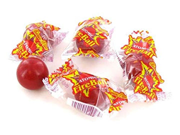 Atomic Fireball Candy Jawbreakers, Hot, 3 Pound Bag