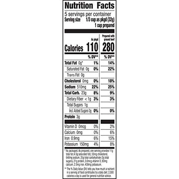 Betty Crocker Hamburger Helper, Beef Pasta, 5.9 Oz Box (Pack Of 6)
