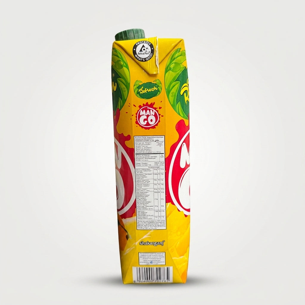 Man Go Refresh Mango Fruit Drink 1 Litre - Tropical Beverage