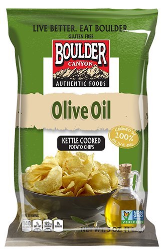 Boulder Canyon Olive Oil Kettle Chips, 5 oz