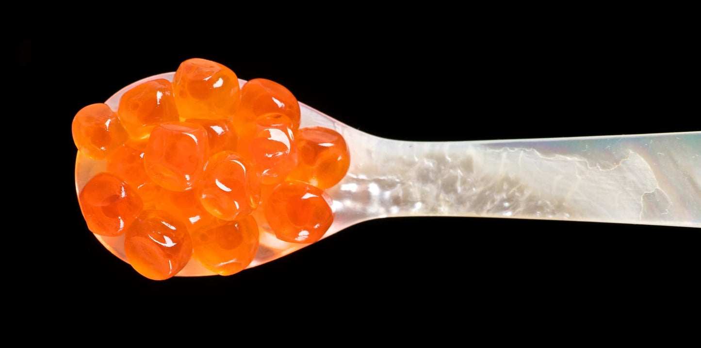 Tsars Salmon (Red) Caviar 200 g (7 oz.). Pack of two jars