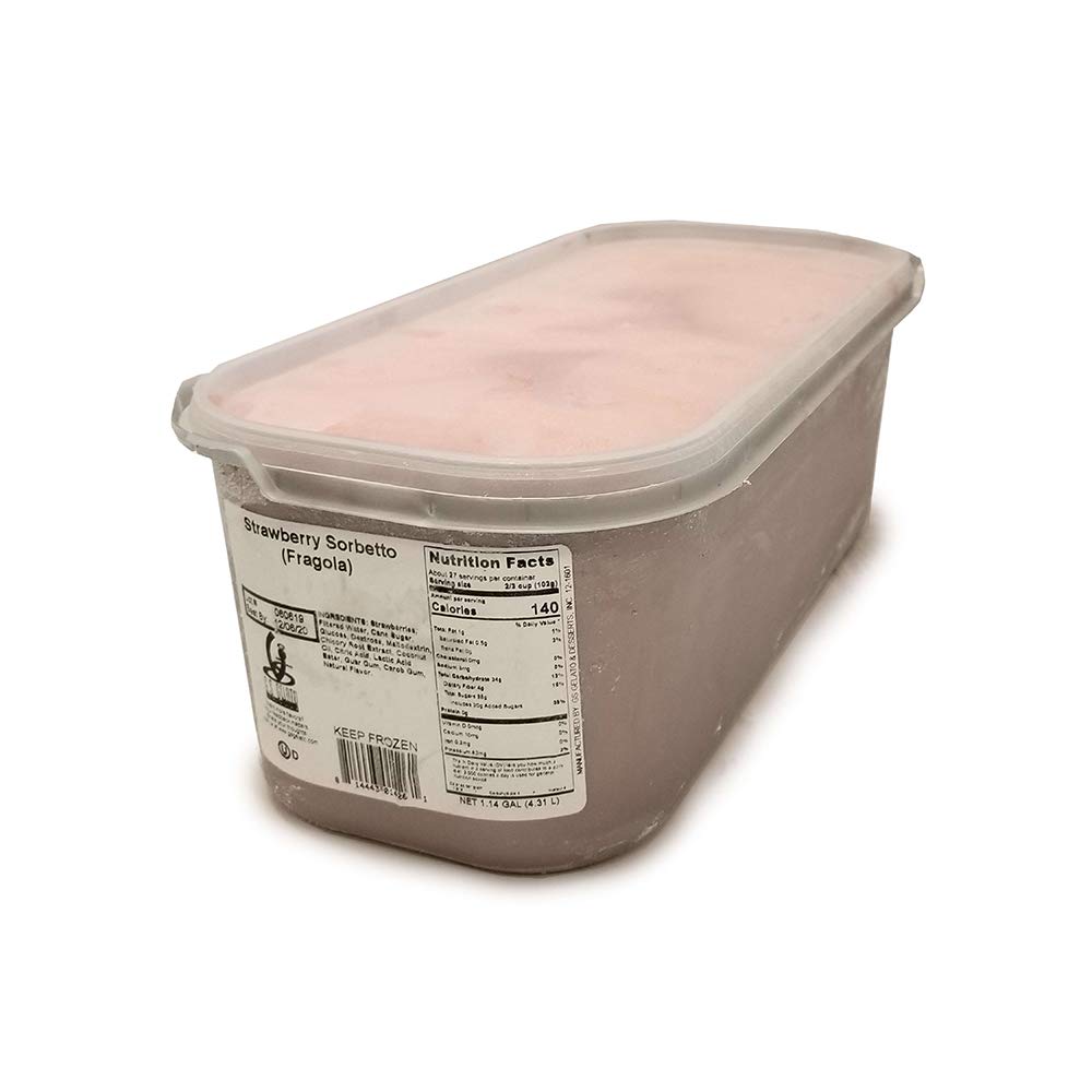 G.S. Gelato Strawberry Sorbetto, 4.31 Liter -- 1 each.