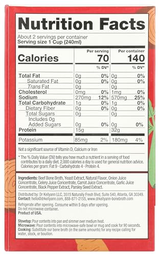 Dr Kellyann Broth Bone Beef Classic 16.9 FO