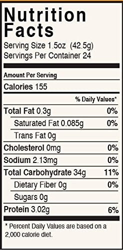 Pride Of India - Extra Long Indian Basmati Rice, Naturally Aged Aromatic Grain, 3 Lbs Jar