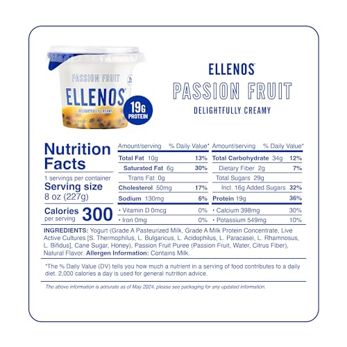Ellenos Passionfrt Yog (12X8.00)