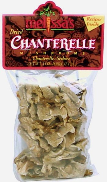 Melissas Dried Chanterelle Mushrooms, 3 Packages (.5oz)