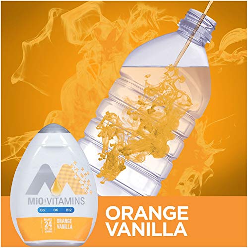 Mio Vitamins Liquid Water Enhancer, Orange Vanilla, 1.62 OZ. (Pack of 14)