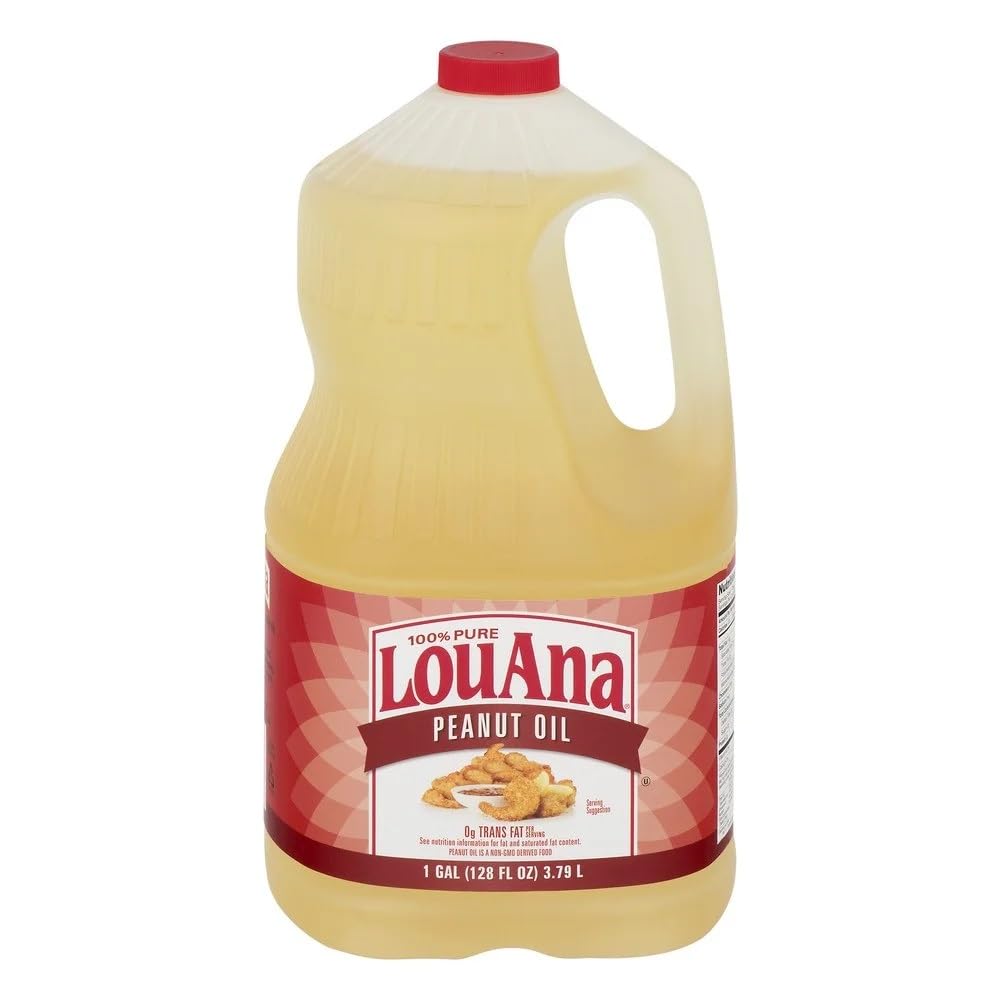 Peanut Oil 1 gallon (128 oz) (Pack of 2)