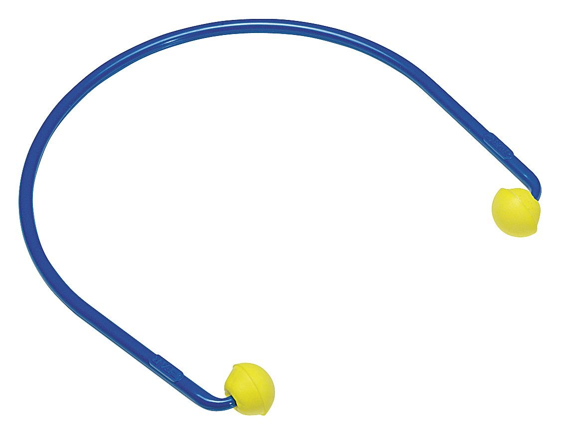3M E-A-R Caps Blue And Yellow Under Chin Banded Ea