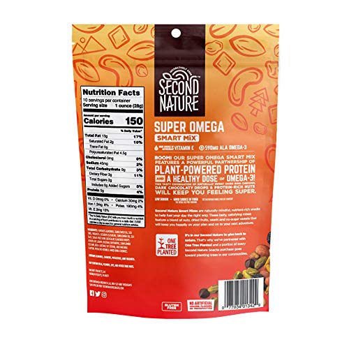 Second Nature Super Omega Smart Mix Pouch,10 Ounce (Pack of 1)
