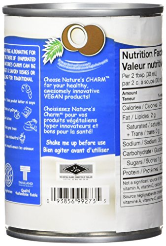 Natcharm Coconut Milk Evaporated, 12.2 oz