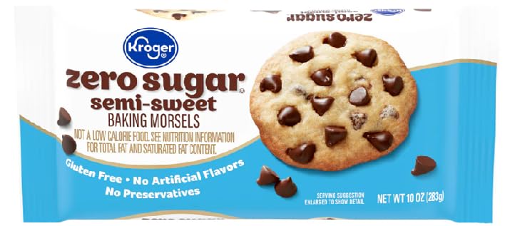 Gluten Free Zero Sugar Semi Sweet Chocolate Baking Chips (1 bag, 10 oz.)