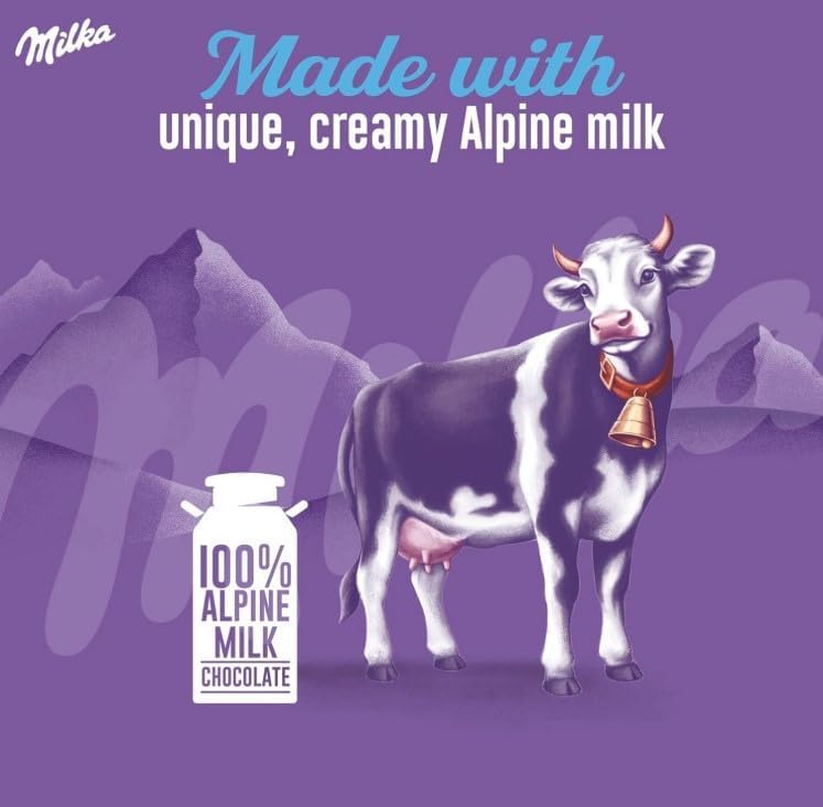 Milka Chocolate - Alpine Milk (Pack of 3)