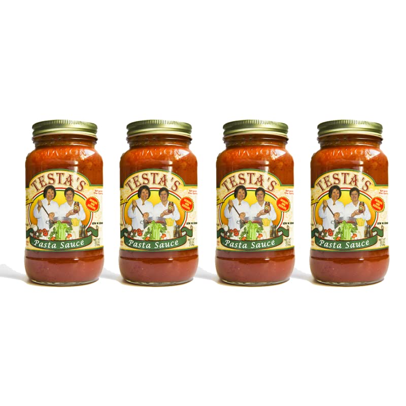 Testa'S Pasta Sauce 4 Pack (Seedless & Skinless) (Pasta Sauce (Original))