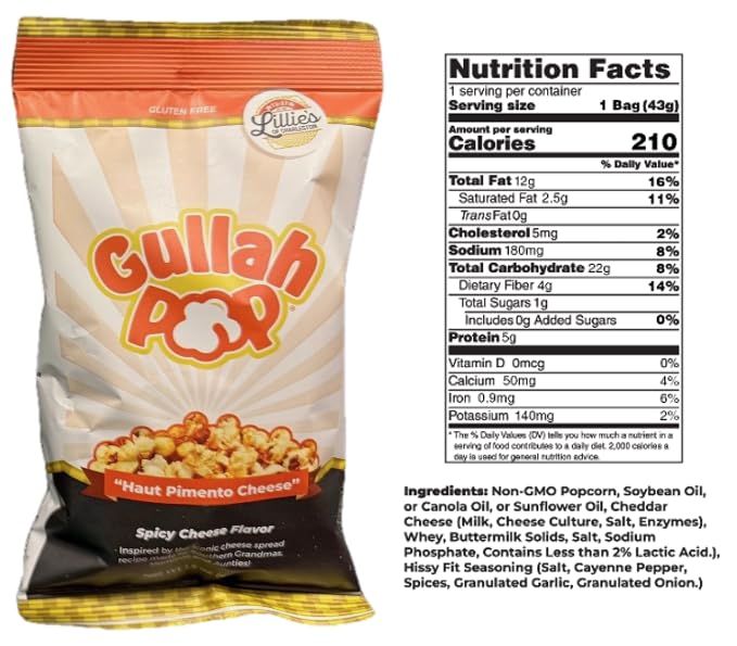 Gullah Pop Popcorn (12 Ct., Haut Pimento Cheese)