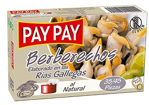 Pay Pay Cockles In Brine Berberechos Al Natural Can of 4oz. (3)