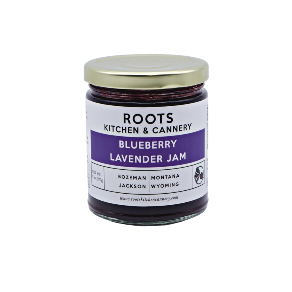 Roots Kitchen & Cannery Blueberry Lavendar Jam, 9.5 OZ