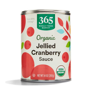 365 by Whole Foods Market Organic Cranberry Jellied Sauce, 14 Ounce