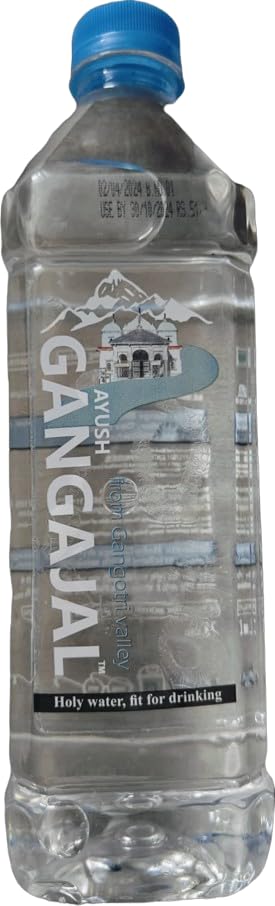 Generic Real Shudh 1/2 litre Gangajal Ganga Water Ganga jal The Purest Holy Water Gangajal for Puja, Pure & Original Gangajal fr