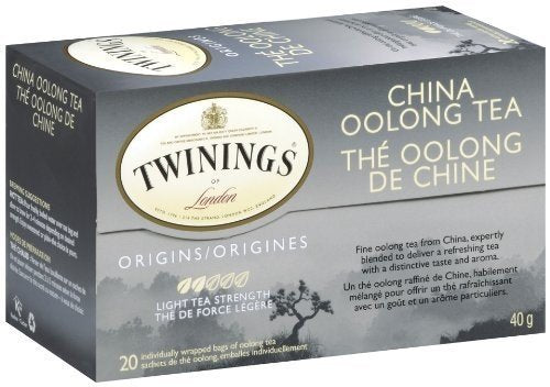 Twinings China Oolong Tea, Tea Bags, 20-Count Boxes (Pack of 6) ( Value Bulk Multi-pack)