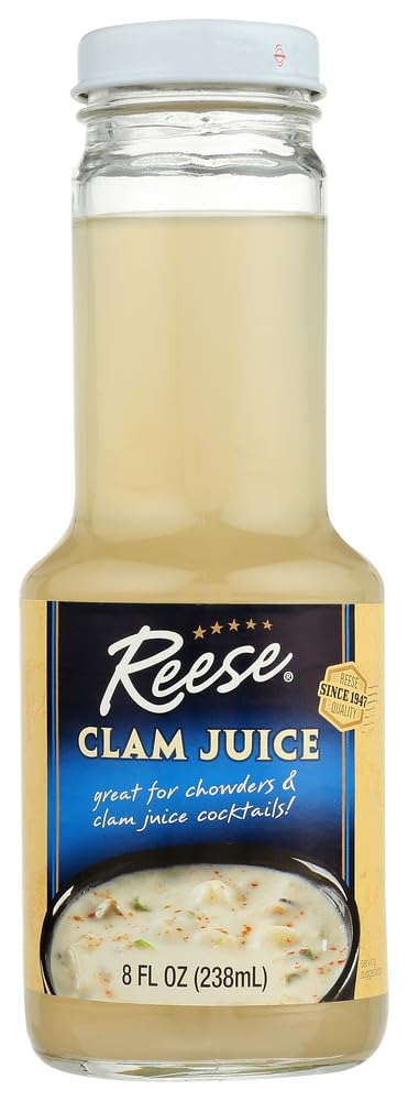 Reese Clam Juice 8 FZ (Pack of 2)