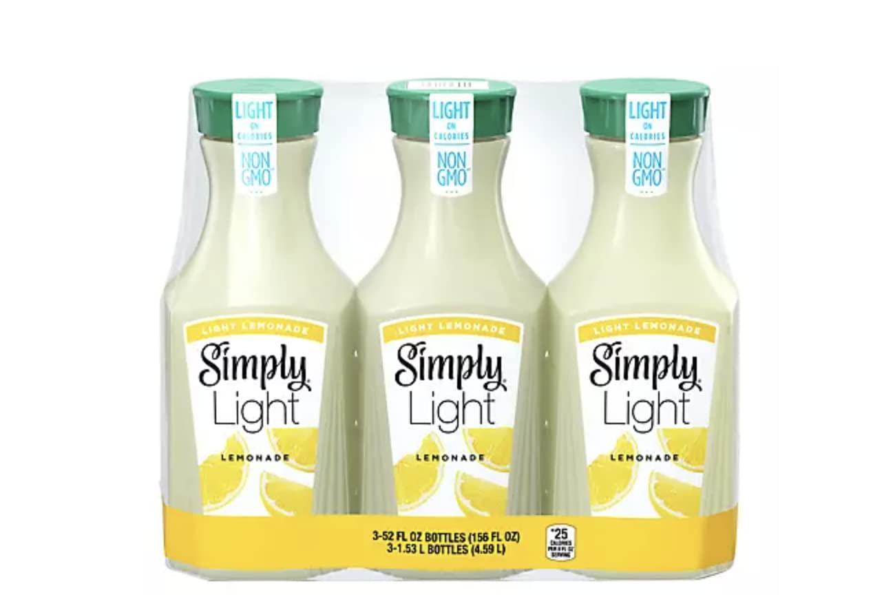 Light Lemonade Simply, 3 ct. (Total 156 Fl Oz)