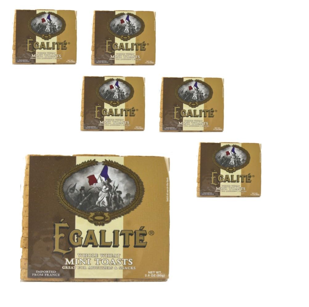 Egalite Mini Whole Wheat Toasts, 2.82 oz, 6 Pack