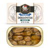Otter Kingdom enhanced Smoked Oysters in Pure Olive Oil 3-Ounce Cans (Pack of 12)
