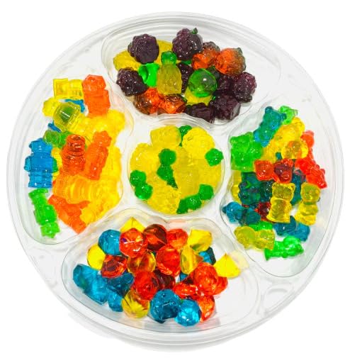 Ny Spice Shop 3D Gummy Assortment Tray - Crystal Candy - Healthy Chewy Snacks - Juicy Fruity Gummies For Candies Lovers (2 Pound)