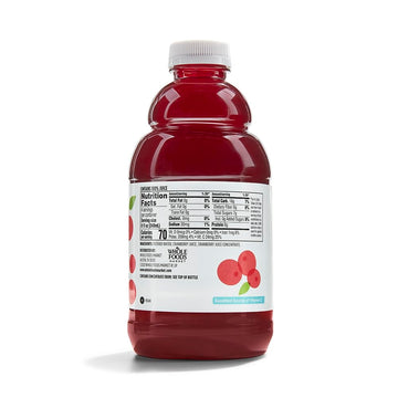 365 by Whole Foods Market Cranberry Juice, 32 Fl Oz - Refreshing, 100% Juice, Pack of 1