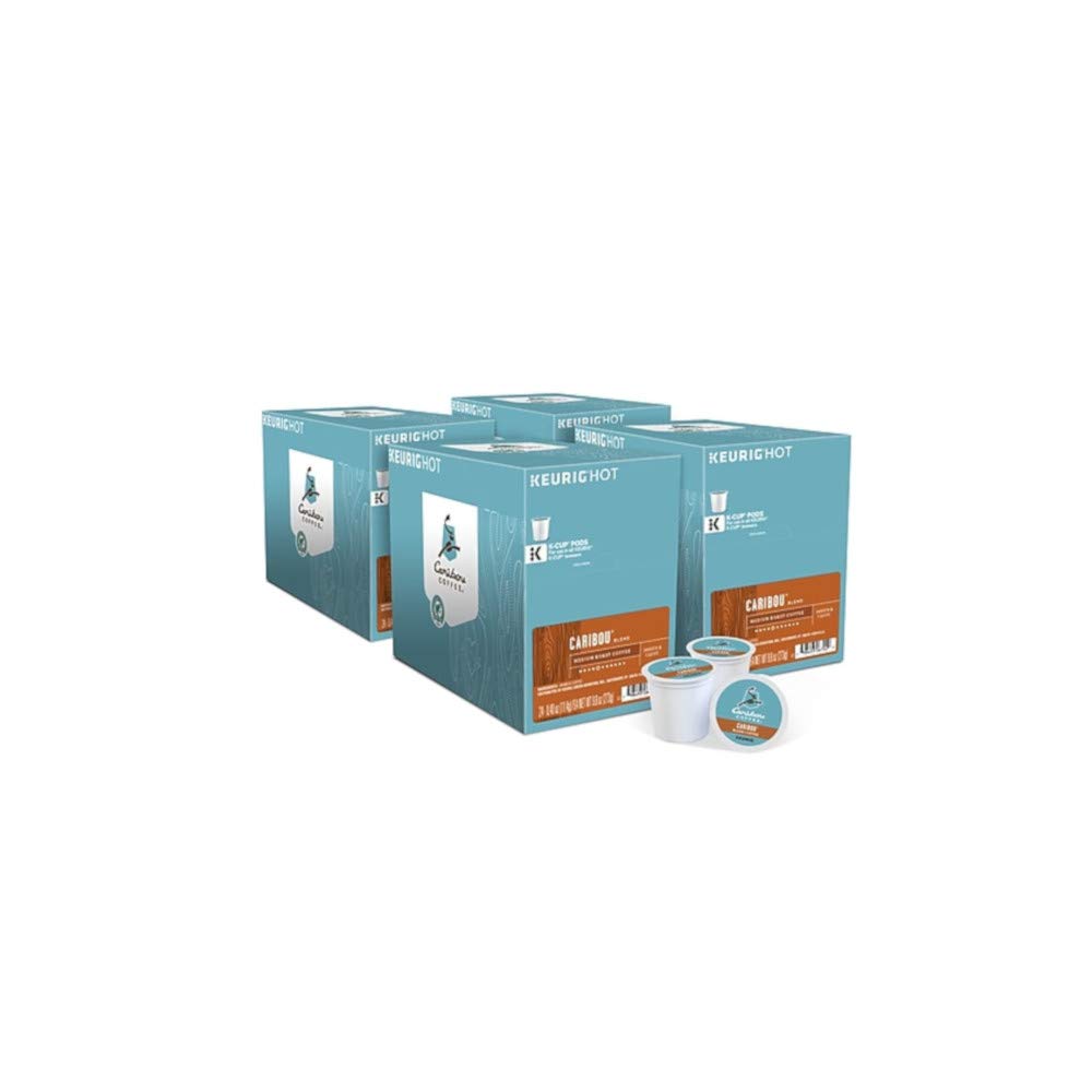 Caribou Coffee K-Cup Portion Pack, Caribou Blend, 96 Count, Brown, Model PRTAZ11A