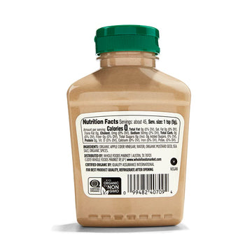 365 by Whole Foods Market Organic Dijon Mustard, 8 OZ - All-Natural Condiment for Sandwiches and Dressings