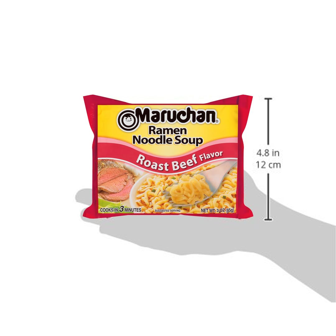 Maruchan Ramen Noodle Soup Roast Beef 3 oz