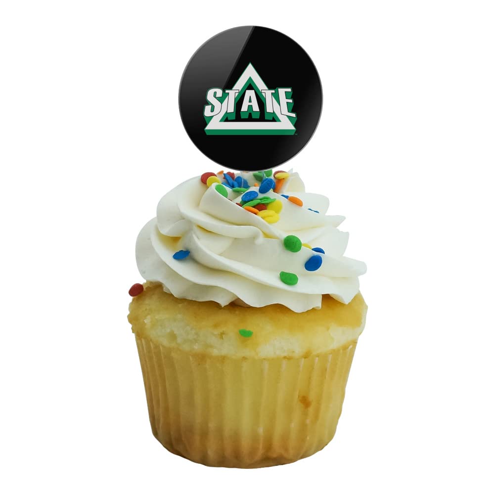 Delta State Secondary Logo Cupcake Picks Toppers Decoration Set Of 6